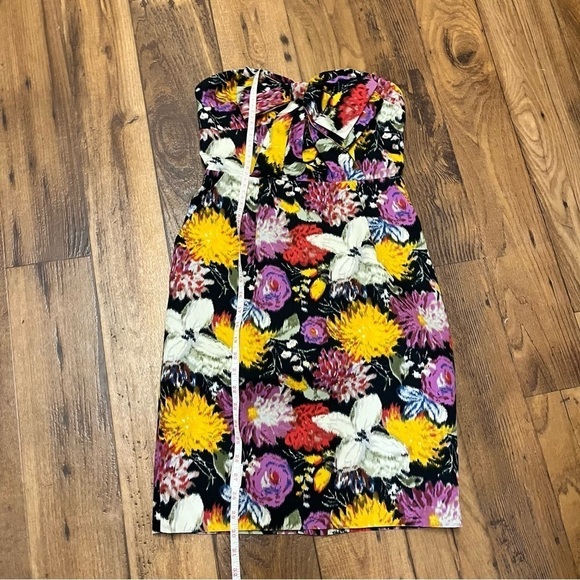 Moulinette Soeurs Tropical Jacquard Strapless Mini Dress Size 0 T - Picture 2 of 5